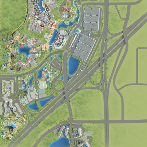 Universal Orlando Park Map Interactive Resort Map